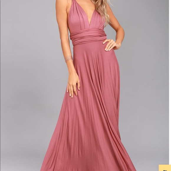Lulus Dresses & Skirts - Lulus Tricks of the Trade Rusty Rose Maxi Dress